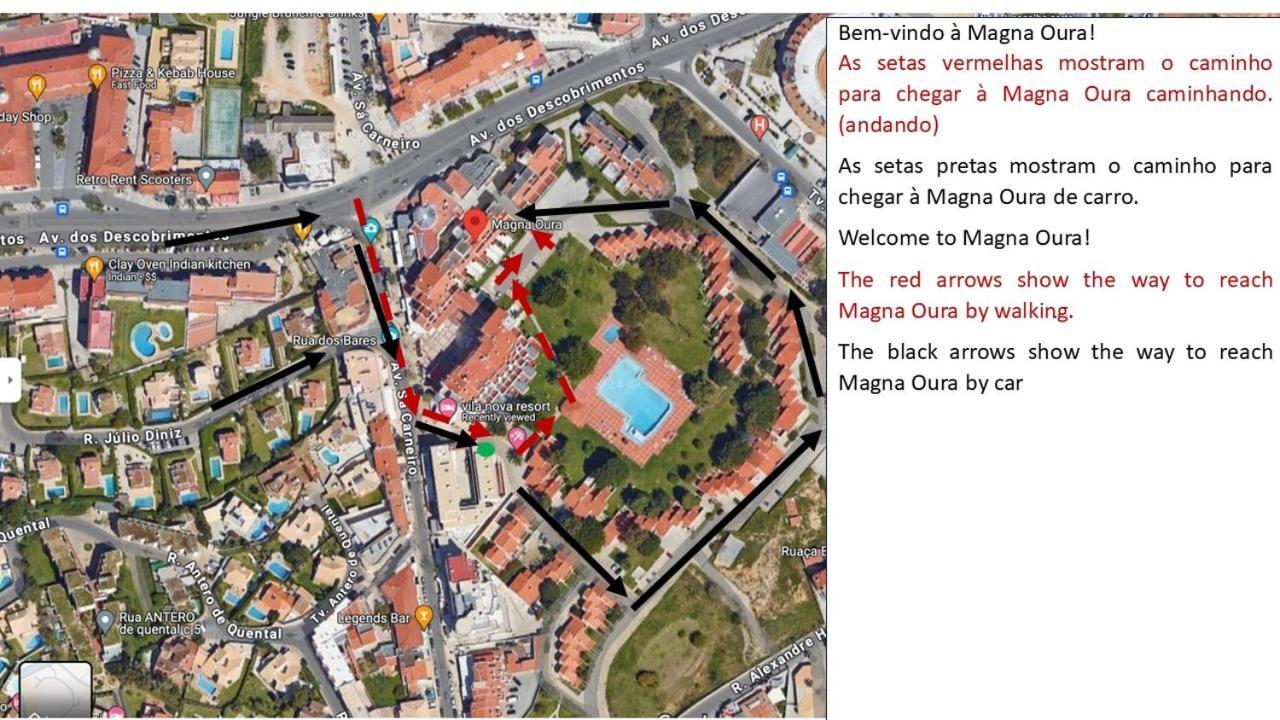 Hotel Magna Oura à Albufeira Extérieur photo